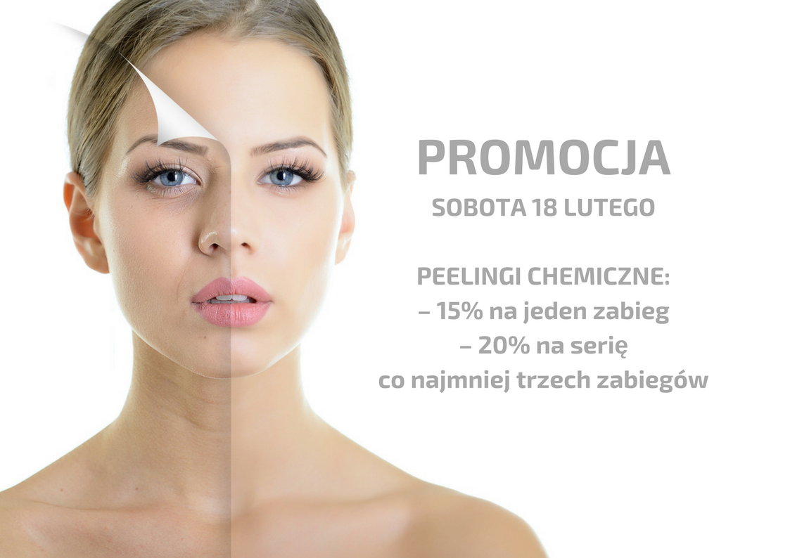 Promocja na peelingi chemiczne!